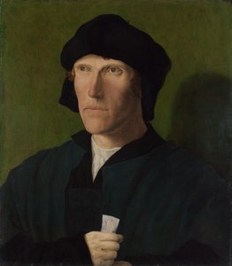 Ein Mann im Alter von 38 Jahren, ca. 1521 von Lucas van Leyden