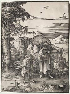 Abraham geht, um Isaak zu opfern