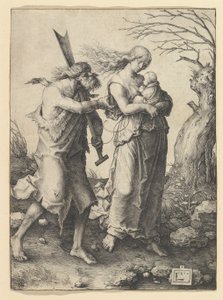Adam und Eva nach der Vertreibung, 1510
