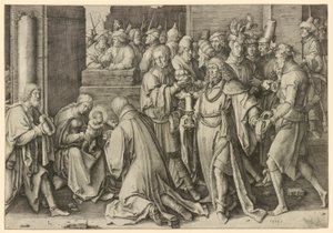 Anbetung der Könige von Lucas van Leyden