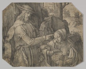 Christus erscheint der hl. Maria Magdalena als Gärtner, 1519 von Lucas van Leyden