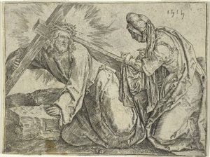 Christus trägt das Kreuz von Lucas van Leyden