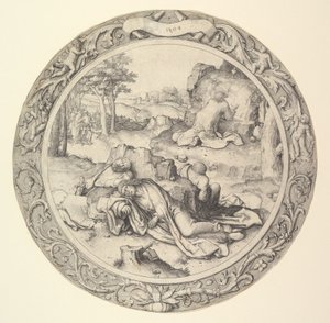 Christus am Ölberg, aus der Circular Passion, 1509