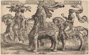 Hektor von Troja, Alexander von Makedonien, Julius Caesar