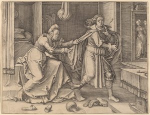 Joseph entkommt der Frau des Potiphar