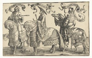 Könige Ahas, Hiskia und Manasse von Lucas van Leyden
