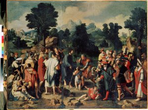 Die Heilung des Blinden von Jericho (Mittelteil)
