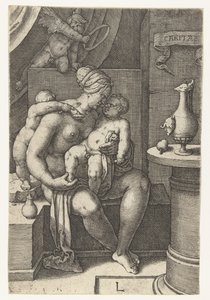 Liebe (Caritas) von Lucas van Leyden