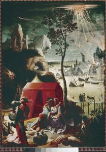 Lot und seine Töchter von Lucas van Leyden