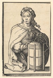 Persische Sibylle, aus der Serie der Sibyllen, ca. 1530 von Lucas van Leyden