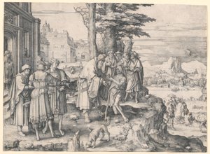 Die Rückkehr des verlorenen Sohnes von Lucas van Leyden