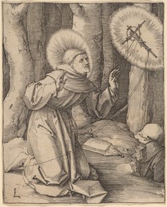 Der heilige Franziskus von Assisi empfängt die Stigmata