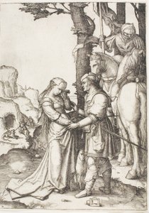 Sankt Georg befreit die Prinzessin von Lucas van Leyden