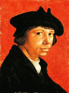 Selbstporträt von Lucas van Leyden