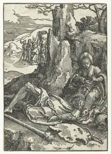 Simson und Delila von Lucas van Leyden