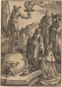 Salomos Götzendienst von Lucas van Leyden