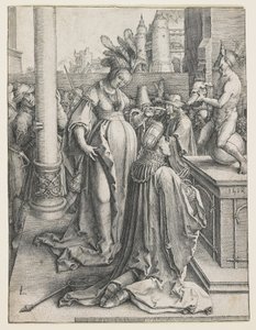 Salomos Götzendienst von Lucas van Leyden
