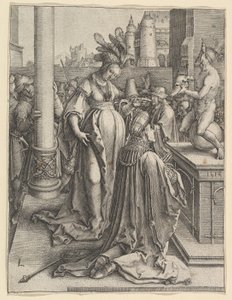 Salomos Götzendienst von Lucas van Leyden