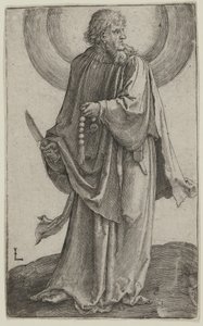 St. Bartholomäus, ca. 1511 (Gravur) von Lucas van Leyden