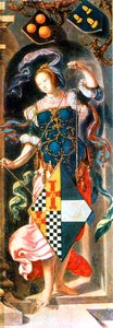 Die Heilung des Blinden von Jericho (Detail), 1531 von Lucas van Leyden