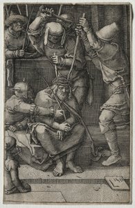 Die Passion: Christus mit Dornen gekrönt, 1521 von Lucas van Leyden