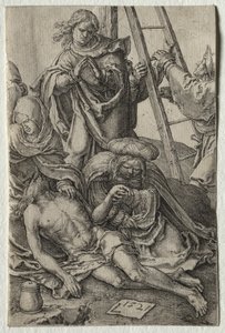 Die Passion: Abnahme vom Kreuz von Lucas van Leyden
