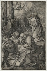 Die Passion: Die Agonie im Garten, 1521 von Lucas van Leyden