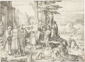 Die Rückkehr des verlorenen Sohnes von Lucas van Leyden