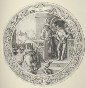 Die Runde Passion: Christus dem Volk präsentiert von Lucas van Leyden