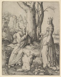 Die Versuchung des heiligen Antonius, 1509 von Lucas van Leyden