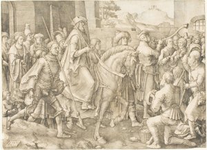 Der Triumph von Mordechai von Lucas van Leyden