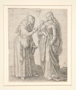 Die Jungfrau mit Kind und St. Anna von Lucas van Leyden