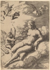 Venus und Amor von Lucas van Leyden