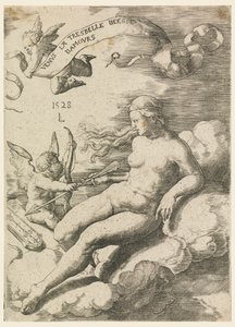 Venus und Amor von Lucas van Leyden