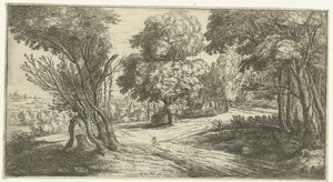 Waldlandschaft von Lucas van Uden