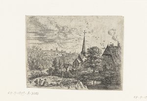 Dorf an einem Fluss