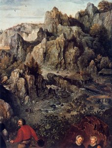 Das Landfest, (Detail), 1576 von Lucas van Valckenborch