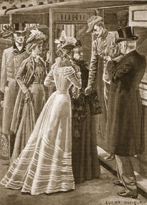 Zurück aus dem Krieg: ein C.I.V. heimgekehrt, Illustration aus 