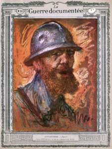 Pepere, Porträt eines alten rothaarigen Mannes von Lucien Levy Dhurmer