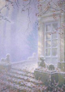 Winter, Petit Trianon von Lucien Levy Dhurmer