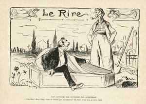 Illustration in Le Rire von Lucien Metivet