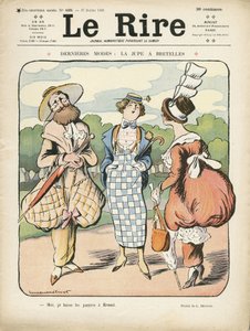 Illustration in Le Rire, 27/07/12 - Neueste Mode (Gravur)