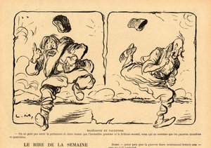 Le Rire rouge, Satirisch in Schwarz-Weiß