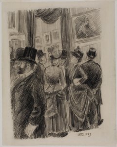 In der Galerie von Lucien Pissarro