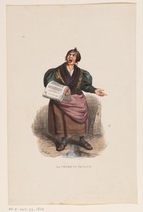 Zeitungsverkäuferin von Lucien Xavier Stypulkowski