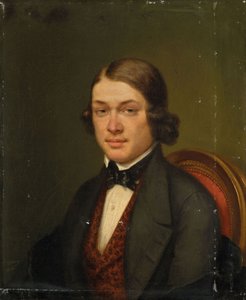 Porträt des Komponisten Robert Schumann 1810-1856, 1842 von Lucienne Collière