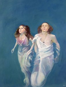 Ein Junge und ein Mädchen treiben, 2004