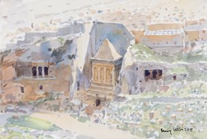 Alte Gräber im Kidrontal, Jerusalem
