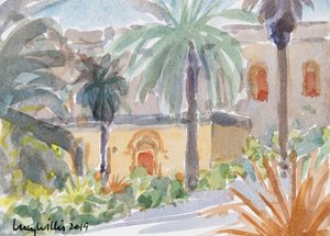 Die Benediktinerabtei, Abu Ghosh, Israel von Lucy Willis