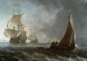 Holländische Kriegsschiffe